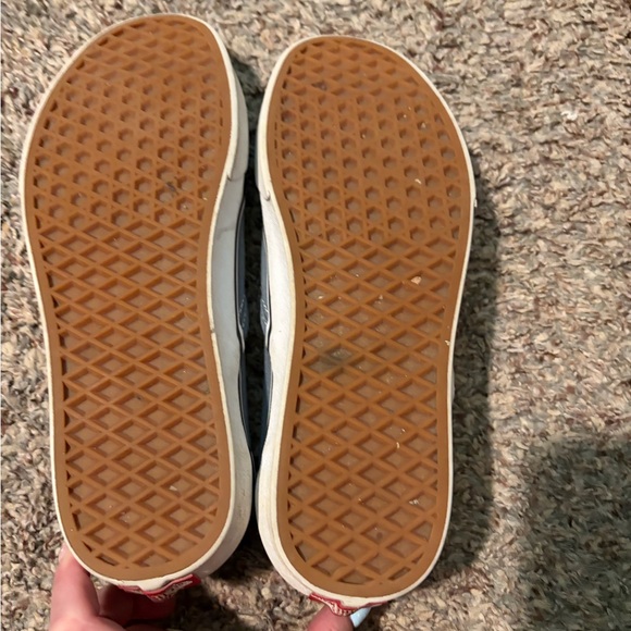 Women’s Vans Classic Slip-On blue/gray in color Canvas - Picture 4 of 5